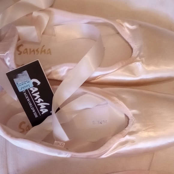 Ballet Toe Pointe Shoes Sansha Infanta OOP XXL - Picture 5 of 5